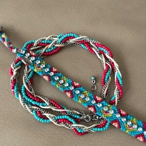 Aerie Multicolor Beaded Bracelet Set